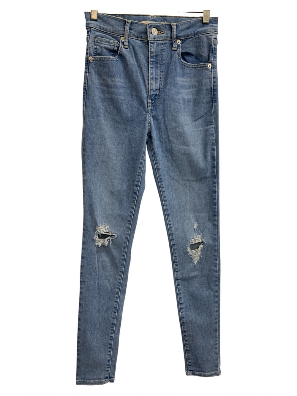 Levis Ripped Skinny Jeans - Blue Size XS